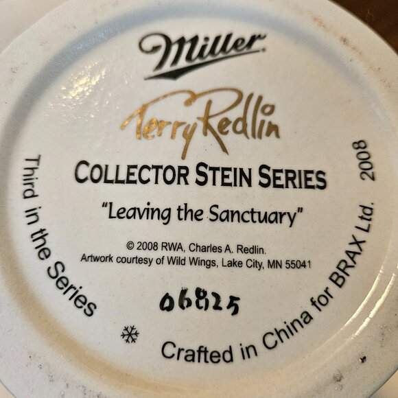 Miller Brewing Co - Leaving the Sanctuary Collector Stein - Limited Edition - Picture 7 of 9